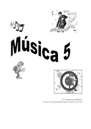 Libro de Música 5º 3 Trimestre