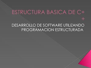 Estructura Basica De C