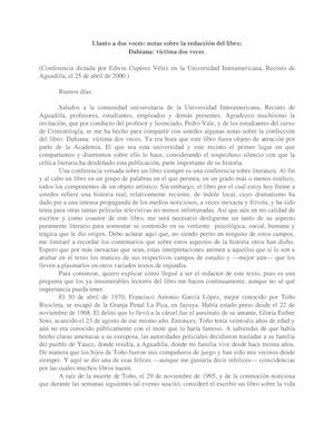 Dahiana Perez Lebron Llanto A Dos Voces