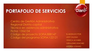 Portafolio De Servicios