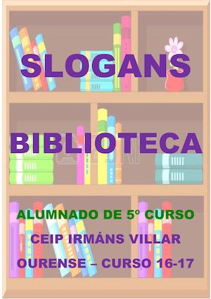 SLOGANS BIBLIOTECA - 5º CURSO 16-17