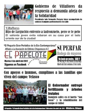 EL PAPELOTE - Miércoles 5 de Abril de 2017