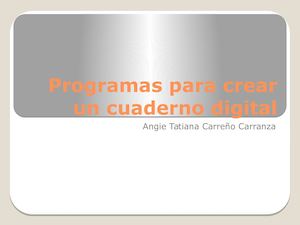 Programas Para Crear Un Cuaderno Digital