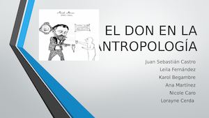 El Don En La Antropología