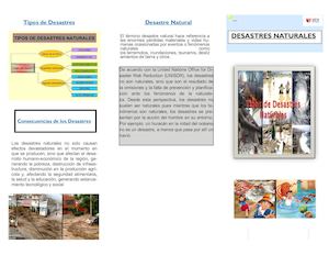 Desastres naturales