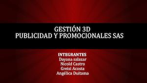 Gestión 3d