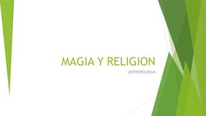 Magia Y Religion