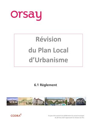 Règlement PLU Orsay