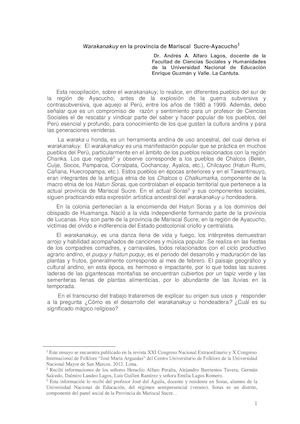 Warakanakuy En La Provincia De Mariscal Sucre Iv