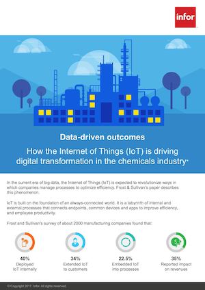 How IoT is driving Digital Transformation in the Chemicals Industry | Infor Chemicals