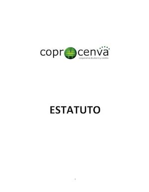 Unidad 1 Estatuto Coprocenva Reformado