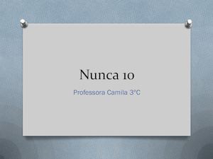 Nunca 10