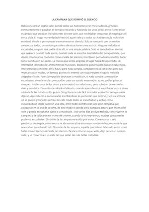 La Campana Que Rompió El Silencio