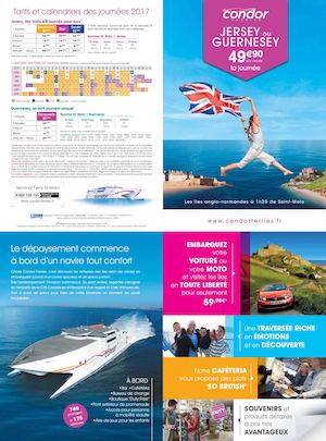 Depliant Printemps Ete Condor Ferries 2017