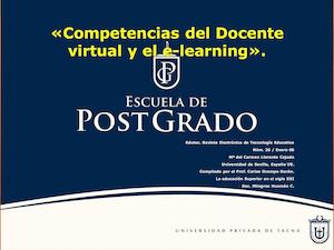 Competencias Docente Virtual Y E Learning Prof C Ocampo