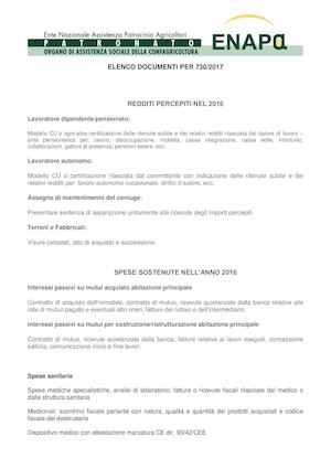 Calaméo documenti per 730/17 Comunicazione inizio lavori ristrutturazione