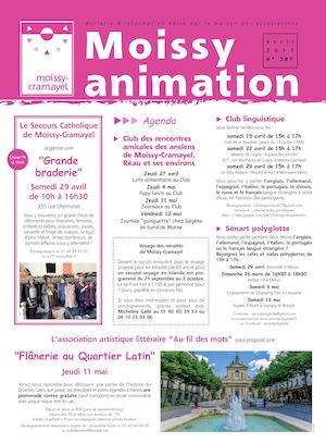 Moissy Animations Avril N°381