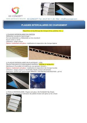 Plaques Intercalaire De Palette