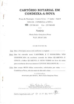 Cartório Notarial Condeixa A Nova