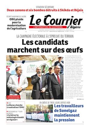 Le Courrier D'Algérie Du Mercredi 12 Avril 2017