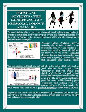 Personal Stylists - The Importance Of Personal Colour Analysis