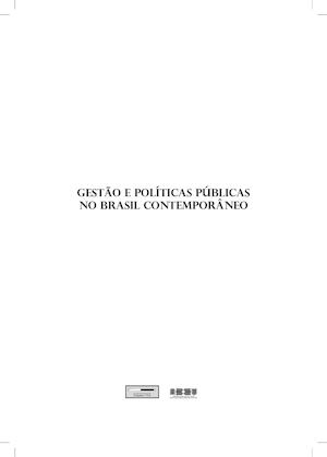 Gestão e Políticas Públicas no Brasil Contemporâneo