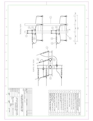 Dibujo Montaje Cruceta Angulo 120 90 Estructura