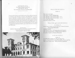 Walter Russell - A New Concept Of The Universe