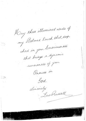 Walter Russell - The Universal One