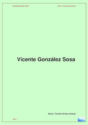 Reportaje Vicente Gonzalez Sosa