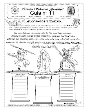 EL HIATO DIPTONGO Y TRIPTONGO CASA