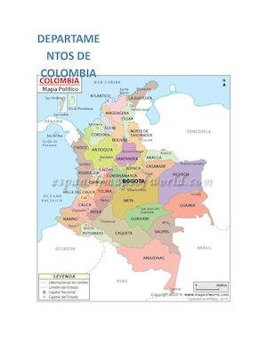 Caracteristicas Fisicas De Colombia