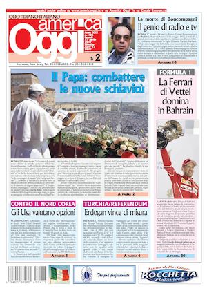 America Oggi 18 Aprile 2017