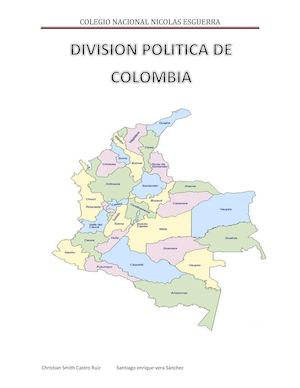 Division Politica De Colombia