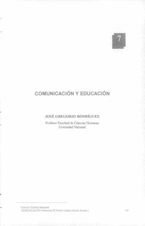 Comunicación Y Educación