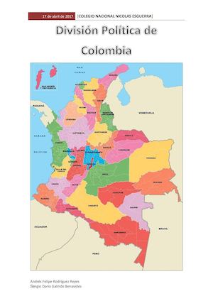 Mapa Politico De Col 705