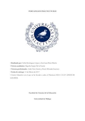 Portafolios José Juan Y Sofía