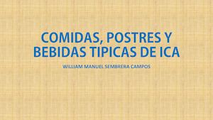 PLATOS TIPICOS DE ICA