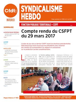 L'hebdo Interco N° 960 du 21 avril 2017