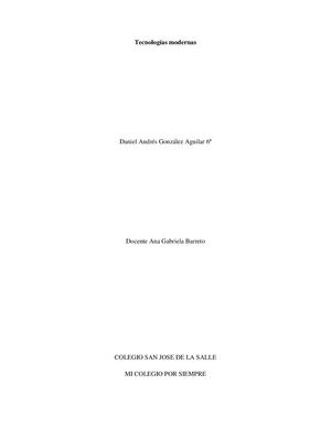 Tecnologías Modernas