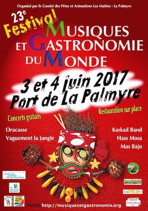 Programme Festival Musiques et Gastronomie du Monde 2017