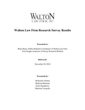 Survey Research Project