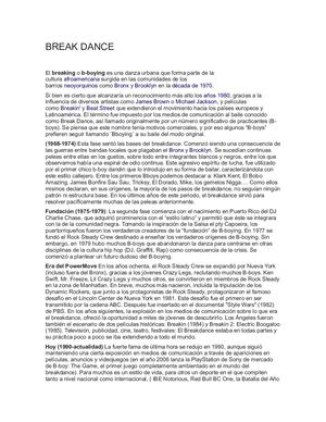 Break Dance