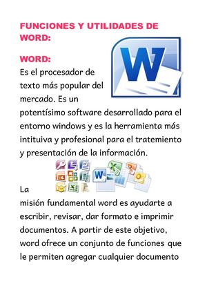 utilidades de word