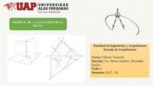 Sesión De Clase N° 06 - La ecuación de la recta