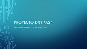 Diseño y Arquitectura de Software. U1 EA.