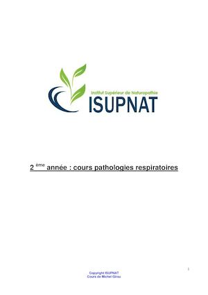 Pathos 4 Respiratoires