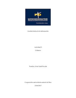 Gestión Básica De La Información