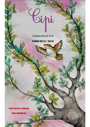 Cipi. Trabajos de 6º B. CEIP Santa Teresa (Salamanca)