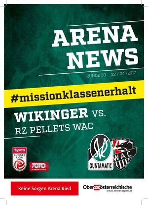 Arena News - Wikinger vs. RZ Pellets WAC